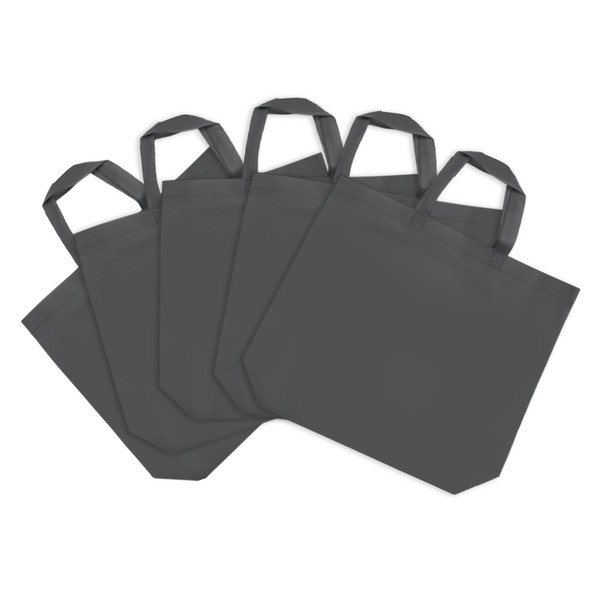 Pack of 25 Grey Coloured 45x35x12cm Non-Woven Bags with Handle