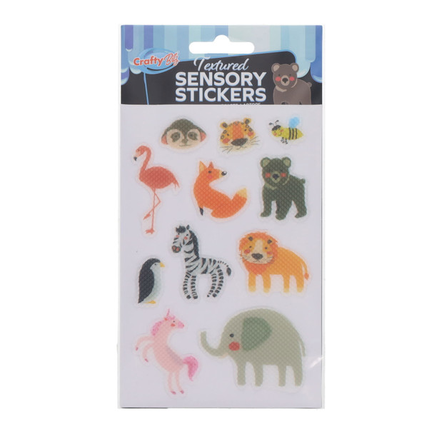 Textured Sensory Animals Stickers by Crafty Bitz