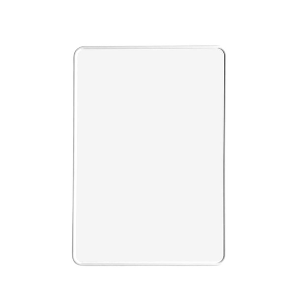 A4 Double Sided Magnetic Erasable MDF Plain Whiteboard With White Border