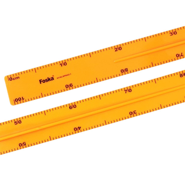 Non-Magnetic Classroom 100cm Plastic Ruler