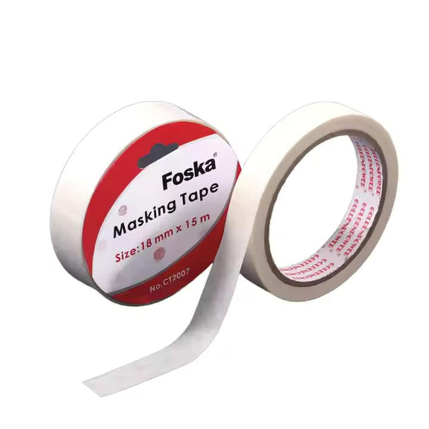 White Adhesive Surface Writable Masking Tape 24mm x 15m