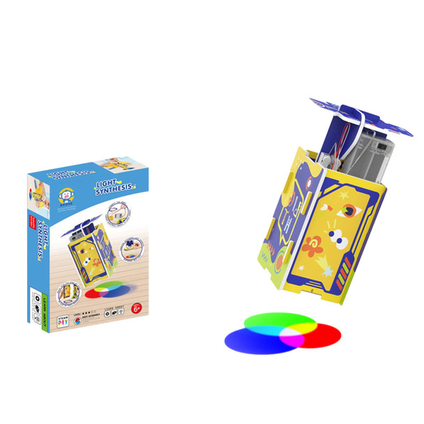 Light Synthesis DIY Science & Color Experiment Stem Toy with Instruction Book