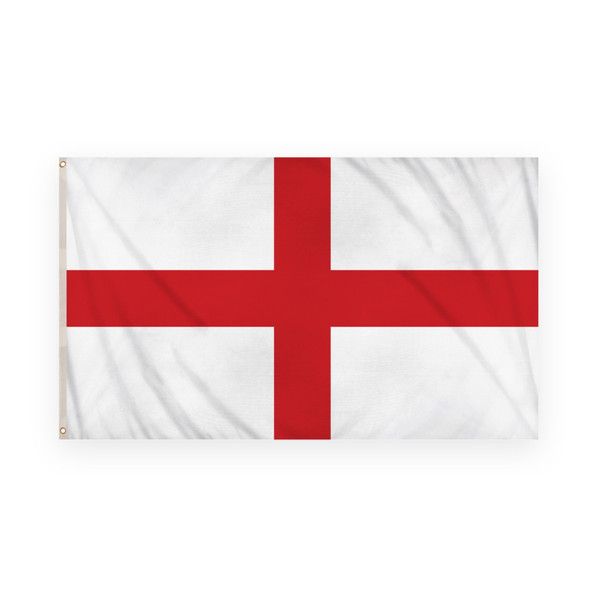 St George Cross Flag (3ft x 2ft) - England English Red & White Flag for Celebrations, Sports Events, Garden Parties & Patriotic Decorations