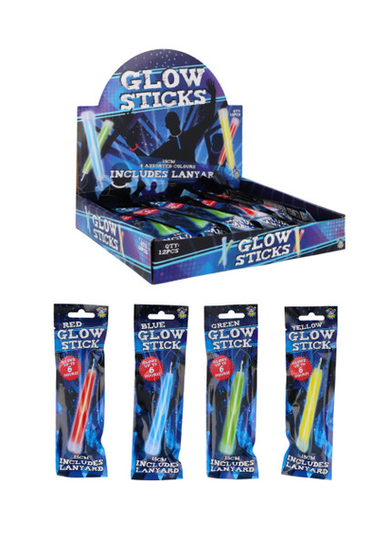 Pack of 12 Dream Glow 6 inch Light Sticks