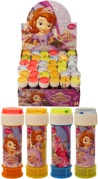 Pack of 12 Sofia The First Bubble Tubs 60ml