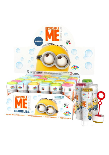 Pack of 12 Minions Bubble Tubs 60ml