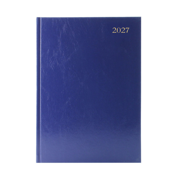 Janrax 2027 A5 Week To View Blue Desk Diary