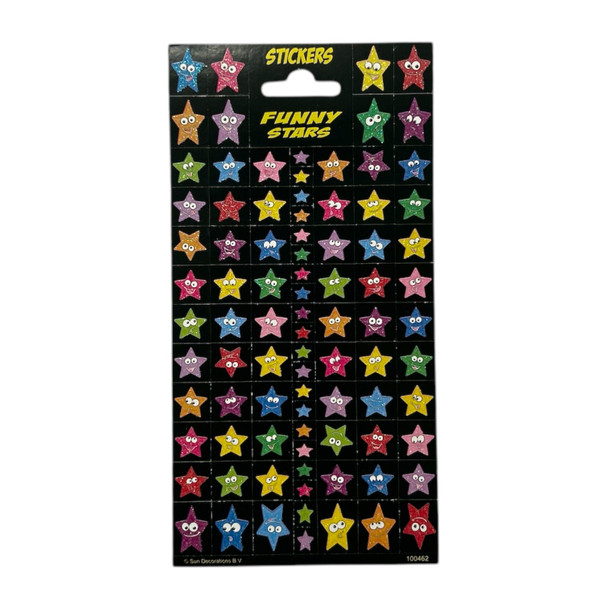 Funny Stars Sticker Sheets