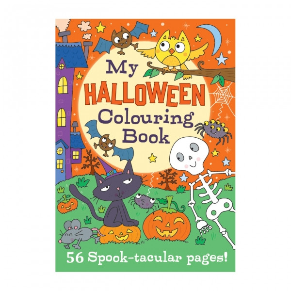 A4 56 Pages My Halloween Colouring Book