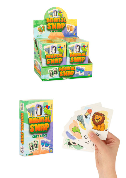 Animal Snap Card Game - Activity Party Favours Stocking Fillers