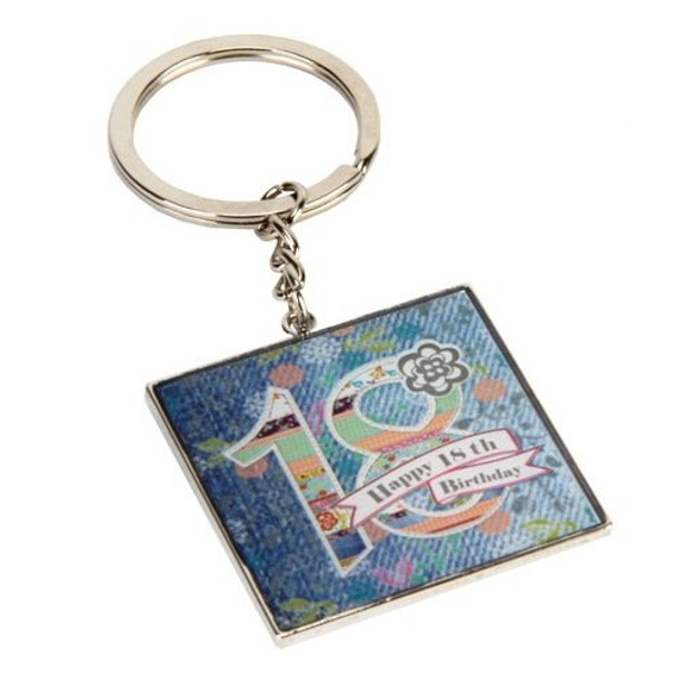 Laura Darrington Patchwork Collection Keyring - 18th