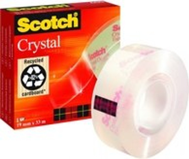 Scotch Crystal Clear Tape (19mm x 33m)