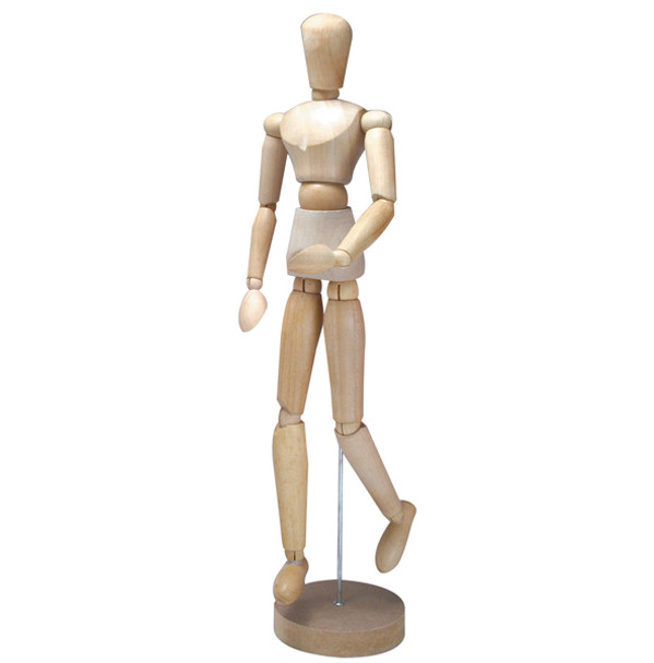 16" Wooden Male Manikin