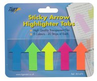 100 Sticky Arrow Highlight Tabs