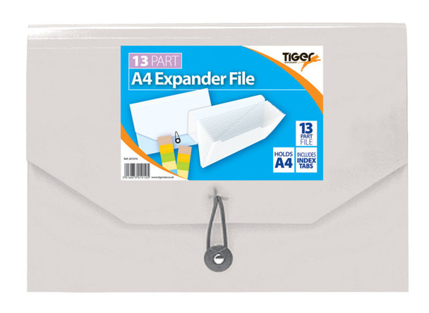 A4 13 Part Expander File Clear