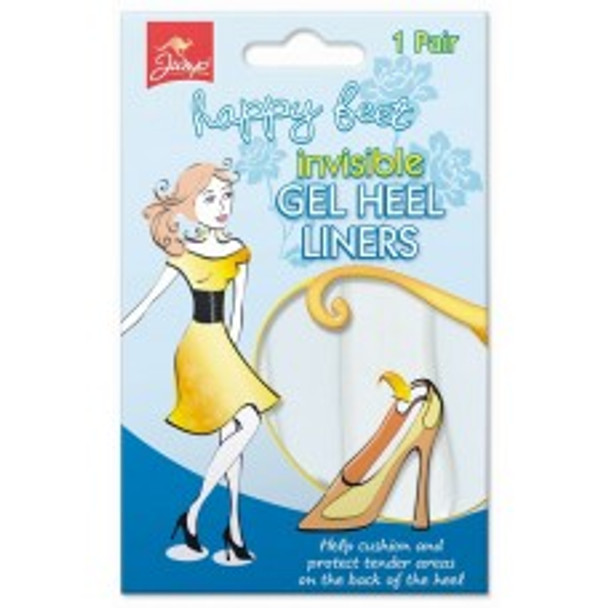 Happy Feet Invisible Gel Heel Liners (1 Pair)