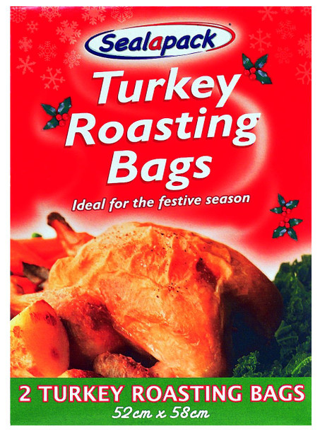 Pack of 2 Turkey Roasting Bags (52x58cm)
