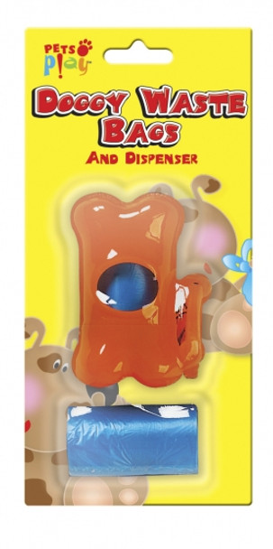 Doggy Waste Bags and Dispenser