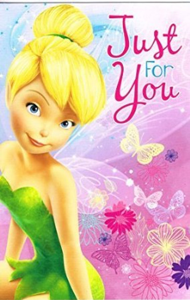 Disney fairies tinkerbell just for you birthday card