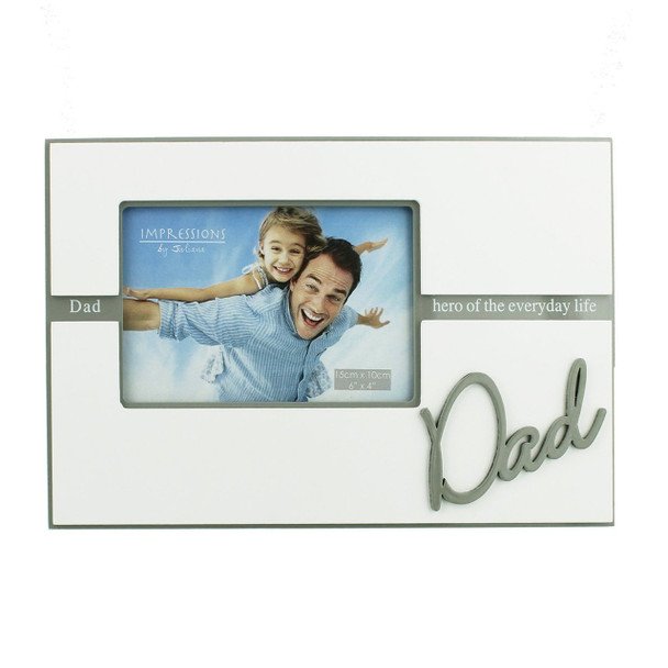 Juliana White MDF Double Layer Frame 6" x 4" Dad