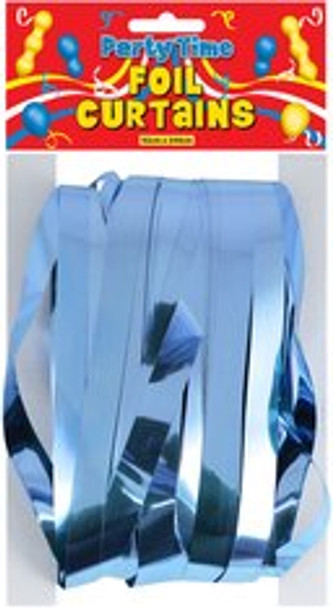 Curtain Door Foil BabyBlue 1.2cm Cut 92 x 244cm