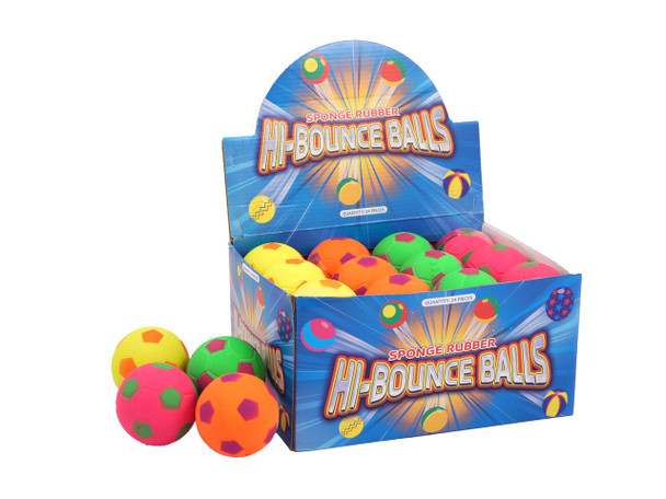pack of 24 Ball Football 6.2 cm 4 Astd Colours