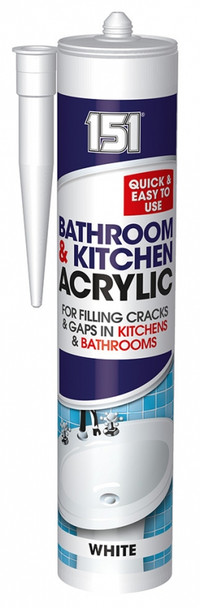 Bathroom & Kitchen Acrylic - Filling Crack