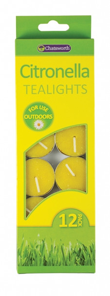 Citronella Tealights (12 Pack)