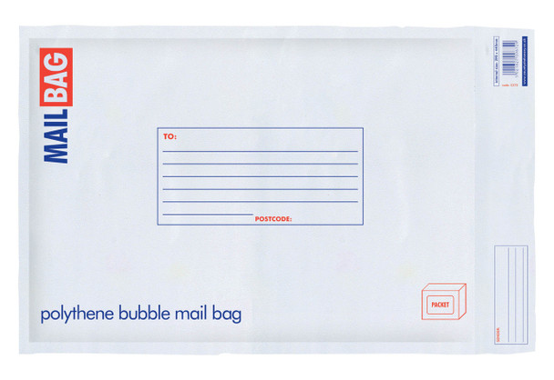 Pack of 10 Large Polythene Bubble Mail Bags