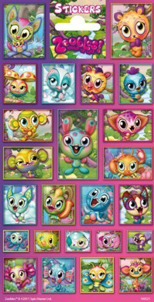 24 Zoobles Stickers