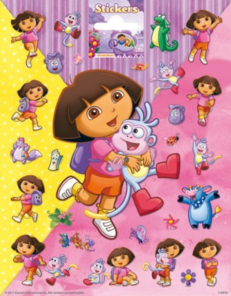 Dora the Explorer Scrapbook Stickers Sheet