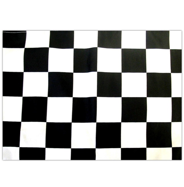 Chequered Black/white Flag 5ft X 3ft