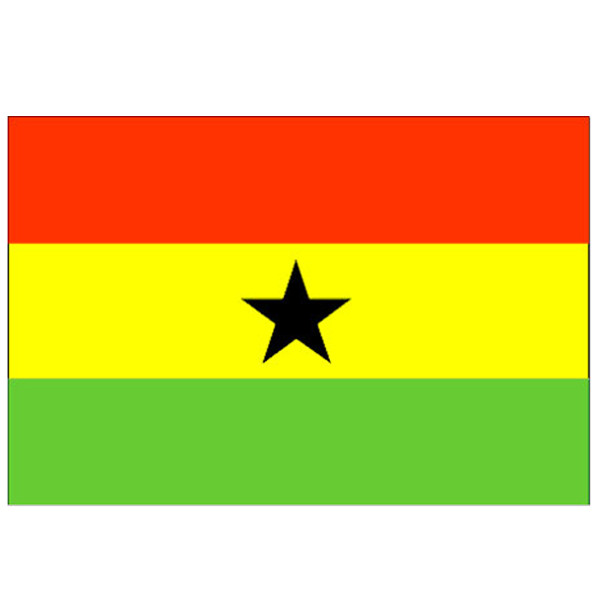 Ghana Flag 5ft X 3ft