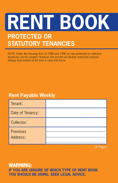 Protected Tenancy Rent Book