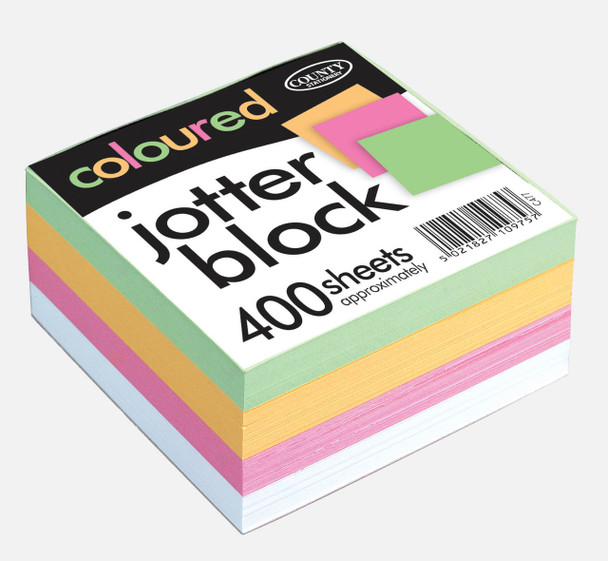 Coloured Jotter Black 400 sheets