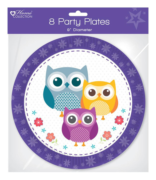 Pack of 8 Woodland 9" Paper Plates