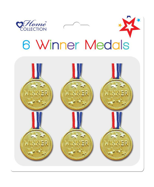 Pack of 6 Winner Medals