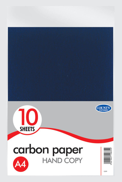 10 A4 Carbon Paper Hand Copy Black