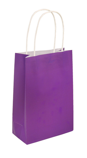 Pack of 24 Purple Party Bags with Handles