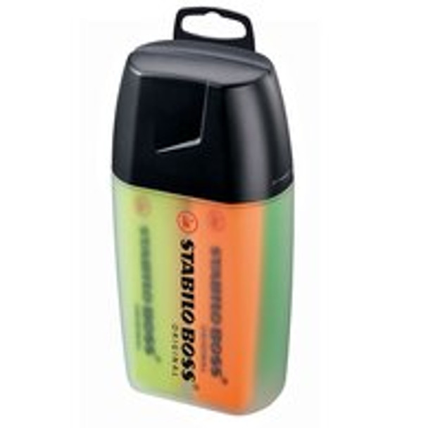 Pack of 4 Stabilo Boss Original Assorted Highlighters in Box