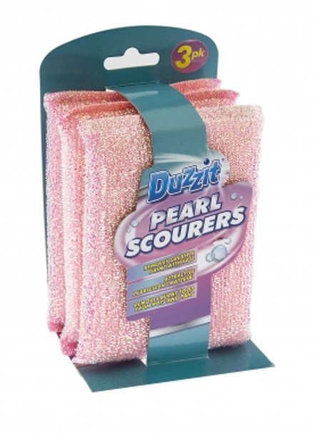 Pack of 3 Duzzit Multi Colour Scourer