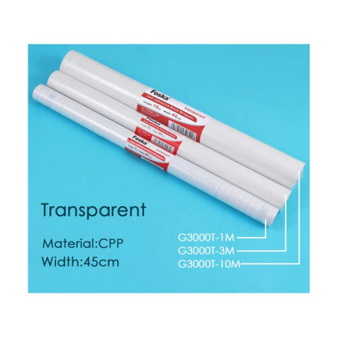 Disifix Clear Self Adhesive Book Cover 45cm x 10m - Transparent Film ...