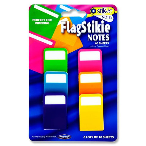 Steki Note Stik-Ie Notes 6X10 Sheets 24X38Mm Transparent Index Stikie Notes - Neon ...