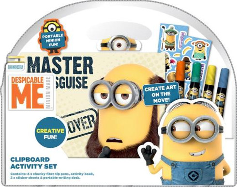 Despicable Me Minions Clipboard Activity Set - Stationery Wholesale