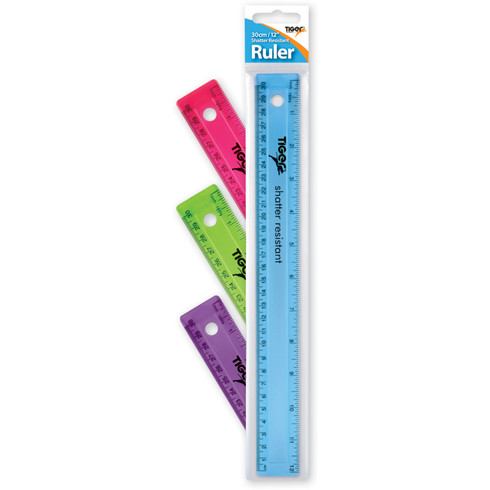 30cm Shatter Resistant Ruler - Stationery Wholesale