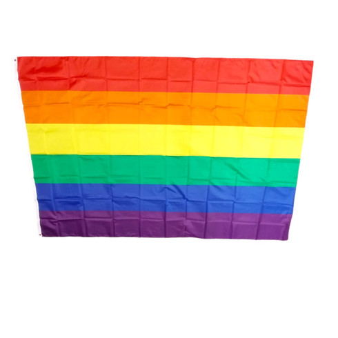 Rainbow Flag 5ft x 3ft - Stationery Wholesale