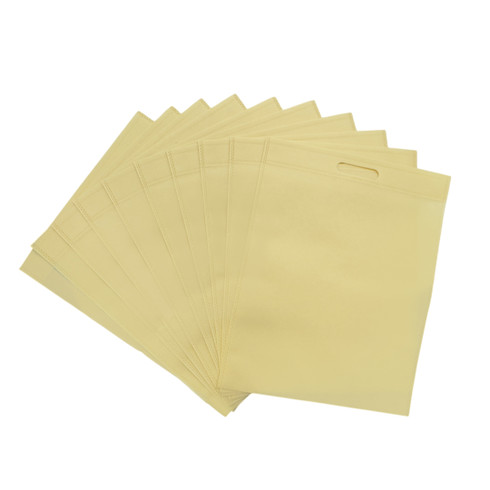 Patch Paper Handle Pack of 25 Ivory Coloured 40x30cm Non-Woven Patch Handle Bags ...