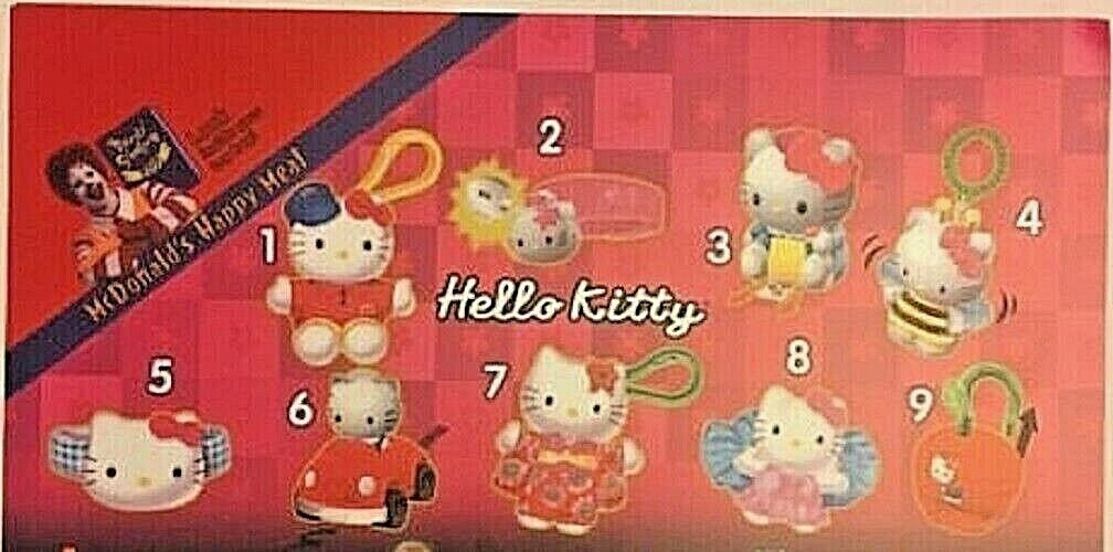 McDonald's Happy Meal Toys 2000 Hello Kitty