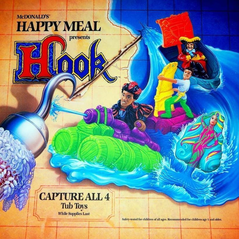 McDonald's Happy Meal Toy 1991 Hook
