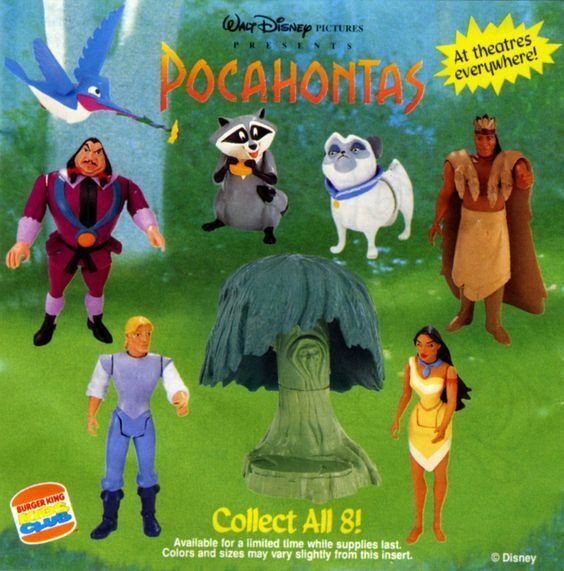 Burger King Kids' Club 1995 Pocahontas